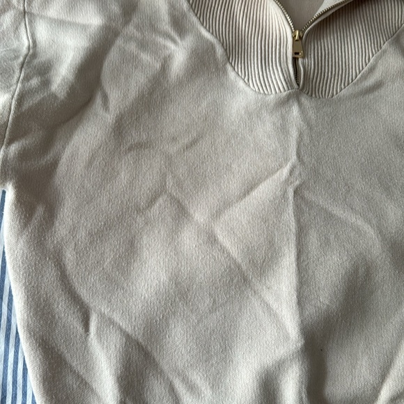 Cream half zip sweater - Picture 4 of 5
